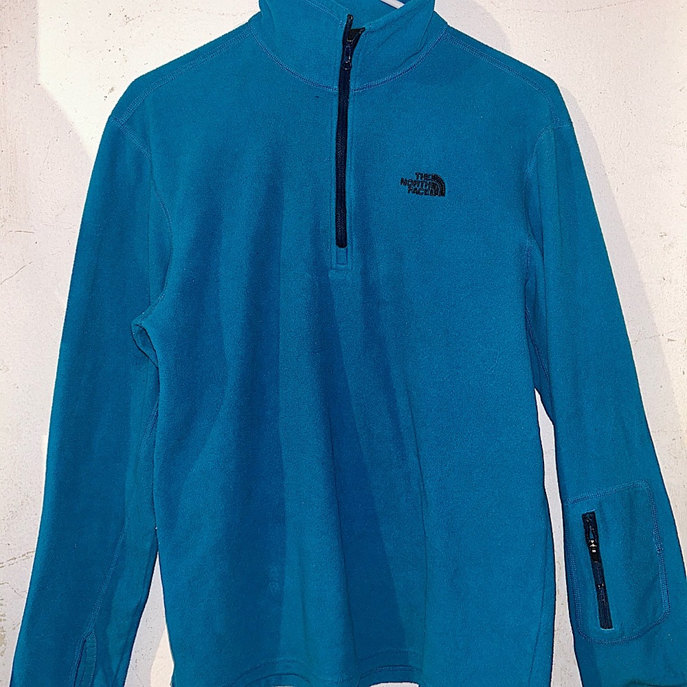 NORTHFACE HALF ZIP SWEATER